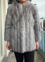 Saga Fox Fur coat bontjas, Ophalen of Verzenden, Zo goed als nieuw, Maat 38/40 (M), Grijs