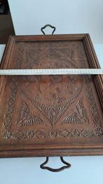 curiosa Houten dienblad Fries Kerfwerk, Ophalen of Verzenden