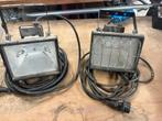 2 stuks bouwlampen met 5 meter kabel 300 watt, Ophalen, Gebruikt, Lamp met armatuur, X