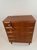 Deense Mid-Century Ladekast, Ophalen, Z, Mid century vintage deens, 100 tot 150 cm