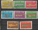 Gabon Michel nr. 386-393 Gebruikt, Verzenden, Overige landen, Gestempeld