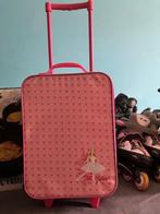 Barbie trolly koffer roze, Sieraden, Tassen en Uiterlijk, Koffers, Ophalen of Verzenden, Zo goed als nieuw, Zacht kunststof, Uitschuifbare handgreep