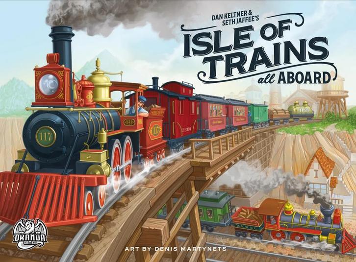 Isle of Trains - Engels Bordspel, Hobby en Vrije tijd, Gezelschapsspellen | Bordspellen, Zo goed als nieuw, Een of twee spelers
