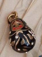 Russisch Matroeska hangertje, Ophalen of Verzenden, Zo goed als nieuw, Goud, Zilver