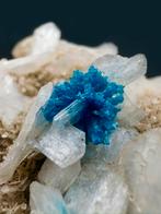 Cavansiet op Stilbiet – Pune, Maharashtra, India, Verzamelen, Mineralen en Fossielen, Ophalen of Verzenden, Mineraal