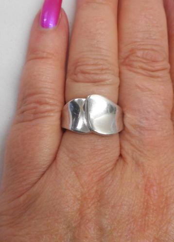 Zilveren modernist ring maat 16.5 nr.417 beschikbaar voor biedingen
