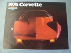 Chevrolet Corvette folder 1976, Verzenden, Gelezen, Chevrolet