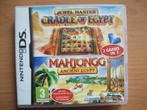 Jewel Master: Cradle of Egypt + Mahjongg: Ancient Egypt, NDS, Puzzel en Educatief, 1 speler, Ophalen of Verzenden, Zo goed als nieuw