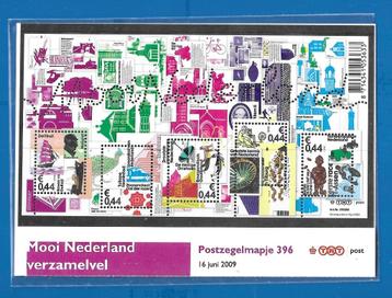 Postzegelmapje 396 - Mooi Nederland verzamelvel 2009    beschikbaar voor biedingen