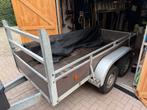 Atec B2 dubbelasser aanhanger uit 2005 - 2000kg, Auto diversen, Aanhangers en Bagagewagens, Ophalen, Gebruikt