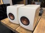 KEF LS50 Wireless I Wit (Set van 2), Audio, Tv en Foto, Luidsprekers, Zo goed als nieuw, 60 tot 120 watt, Front, Rear of Stereo speakers