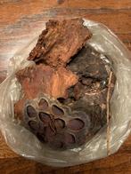 Houten decoratie, decoratief boomschors kerstmis, Huis en Inrichting, Woonaccessoires | Overige, Ophalen of Verzenden, Zo goed als nieuw