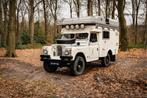 Land Rover 109 KAMPEERAUTO Gerestaureerd Wegenbelastingvrij, Auto's, Land Rover, Bruin, Bedrijf, Handgeschakeld
