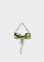 Zwarte bikini top met print, Kleding | Dames, Badmode en Zwemkleding, Zwart, Nieuw, Ophalen of Verzenden, Bikini