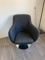 Mooie grijze draaistoel., Huis en Inrichting, Ophalen, Gebruikt, Eén, Stof