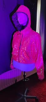 Sequin hoodie jacket, Maat 42/44 (L), Nieuw, Ophalen of Verzenden, Jasje