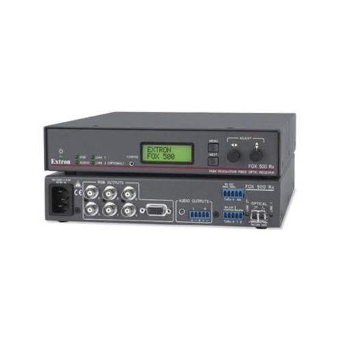 Extron Fox 500 RX Fiber Optic HR Receiver for RGBHV Audio an, Computers en Software, Pc- en Netwerkkabels, Gebruikt, Verzenden