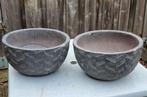 Plantenschaal  of  bloempot, Tuin, Steen, Minder dan 30 cm, Rond