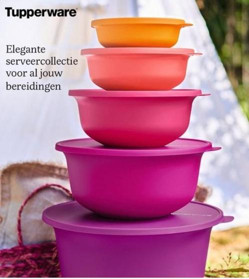 Tupperware Aloha set, Huis en Inrichting, Keuken | Tupperware, Nieuw, Bak of Kom, Paars, Ophalen of Verzenden