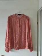 Blouse oranje met zwart mt 42, Kleding | Dames, Ophalen of Verzenden, Zo goed als nieuw, Maat 46/48 (XL) of groter, Oranje