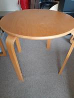 Tafeltje  Brunabo plywood hout Ikea vintage - zeer nette st., Huis en Inrichting, Ophalen, 50 tot 100 cm, Tot twee personen, 50 tot 100 cm