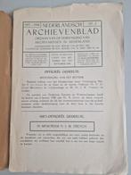 overdruk van het nederlandsch archievenblad, Ophalen of Verzenden, 20e eeuw of later, Gelezen