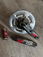 FSA SL-K carbon crankstel en lagers stuurpen en stuurbocht, Fietsen en Brommers, Fietsonderdelen, Ophalen of Verzenden, Zo goed als nieuw