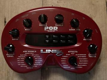 Line6 Pod 2.0 met voetcontroller beschikbaar voor biedingen