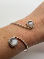 B47 Prachtige zilveren design armband handarbeid, Ophalen of Verzenden, Zilver, Armband