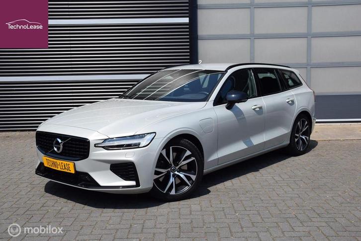 Volvo V60 2.0 T6 PHEV Recharge AWD R-Design Trekhaak Vol-led, Auto's, Volvo, Bedrijf, Te koop, V60, 4x4, ABS, Achteruitrijcamera