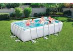 Bestway zwembad 200x100x100 +zoutwatersysteem en zandfilter, Ophalen, Gebruikt, 200 tot 300 cm, 80 tot 120 cm