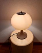 Mushroom beige tafellamp Space Age vintage retro goede staat, Ophalen, Gebruikt, Vintage retro seventies interieur design, Minder dan 50 cm