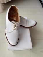 AvanG Mooie Lederen Vintage Schoenen, Wit, Overige typen, Ophalen of Verzenden, Zo goed als nieuw