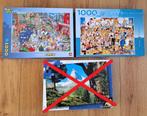 2 puzzels 1000 stuks in nieuwstaat en helemaal compleet, Ophalen of Verzenden, 500 t/m 1500 stukjes, Zo goed als nieuw, Legpuzzel