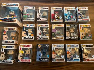 Funko Pop collectie met o.a. Chases en Exclusives beschikbaar voor biedingen