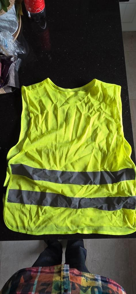 6 Gele Trainingshesjes Maat L, Doe-het-zelf en Verbouw, Veiligheidskleding, Ophalen of Verzenden