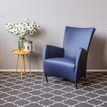 2x Montis Windy fauteuil, kobaltblauw nieuwstaat beschikbaar voor biedingen