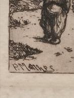 Paul Matthes ets, Antiek en Kunst, Kunst | Etsen en Gravures, Verzenden