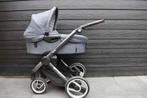 Mutsy Evo kinderwagen denim blue, Ophalen, Gebruikt, Verstelbare duwstang, Combiwagen