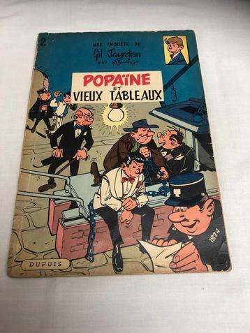 Gil Jourdan 2 Popaïne et Vieux Tableaux 1e druk SC 1959. beschikbaar voor biedingen