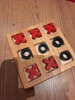 Houten boter-kaas-en-eieren spel, Hobby en Vrije tijd, Gezelschapsspellen | Bordspellen, Een of twee spelers, Onbekend, Ophalen of Verzenden