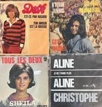 Vier 45T Christophe, Sheila, Guy Mardel, Dave, Gebruikt, 7 inch, Ophalen of Verzenden, Pop