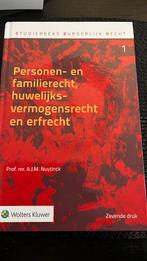 Personen- en familierecht, huwelijksvermogensrecht en erfrec, Boeken, Ophalen of Verzenden, Zo goed als nieuw, A.J.M. Nuytinck