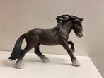 Schleich Zwarte Shire Hengst 13734, Ophalen of Verzenden, Zo goed als nieuw, Paard, Beeldje of Figuurtje