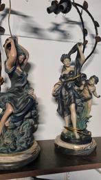 Antieke Lampen met Vrouwenfiguren, Antiek en Kunst, Ophalen