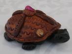 edelstenen schildpad edelsteen schildpadje beeld, Ophalen of Verzenden, Zo goed als nieuw