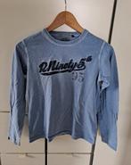 Blauwe longsleeve R95th clothing shirt lange mouwen maat 152, Gebruikt, R95th, Ophalen of Verzenden, Shirt of Longsleeve