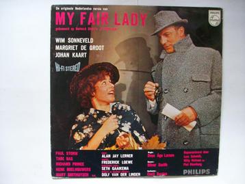 2 lp's MY FAIR LADY met Wim Sonneveld, Margr de Groot, Johan beschikbaar voor biedingen