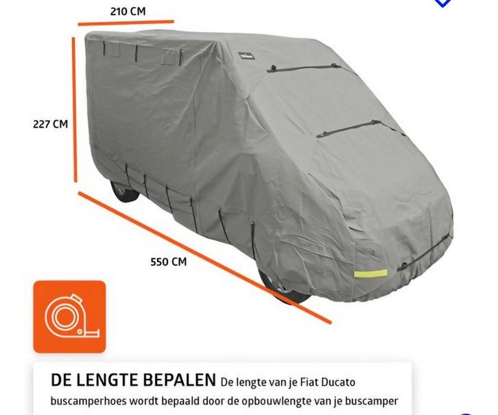 Campout Buscamperhoes voor Fiat Ducato, Peugeot Boxer en Cit, Caravans en Kamperen, Camper-accessoires, Nieuw, Ophalen of Verzenden