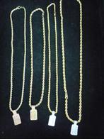 14 krt. gouden kabelkettingen of koortketting diverse lengte, Verzenden, Goud, Goud